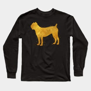 Cane corso dog golden art Long Sleeve T-Shirt